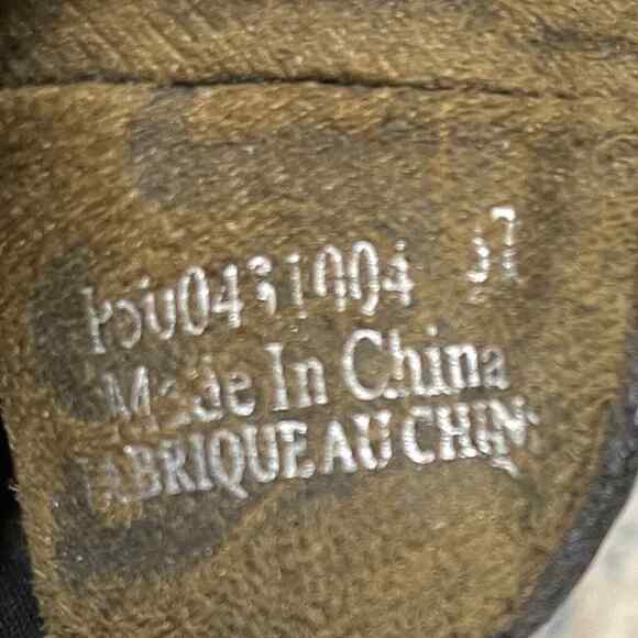 Fly London Yoss Patent Leather Platform Ankle Boot Black Size 37- 6.5/7 - Picture 8 of 10